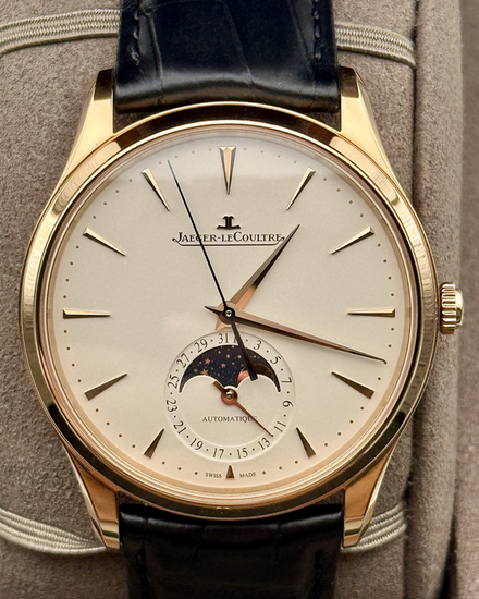 2025 Jaeger-LeCoultre Master Ultra Thin 39MM Beige Dial Leather Strap (Q1362511)
