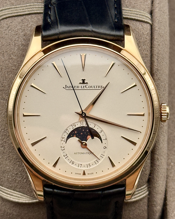 2025 Jaeger-LeCoultre Master Ultra Thin 39MM Beige Dial Leather Strap (Q1362511)