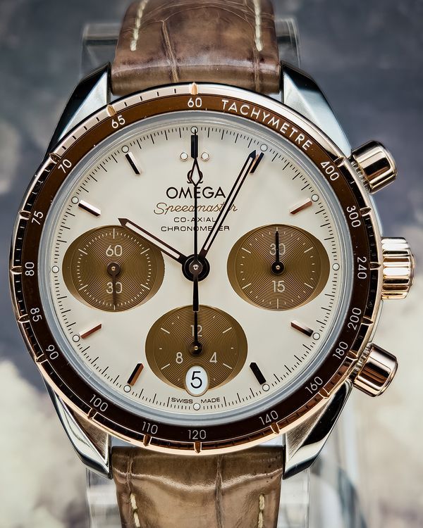 2025 Omega Speedmaster 38MM Brown Dial Leather Strap (324.23.38.50.02.002)