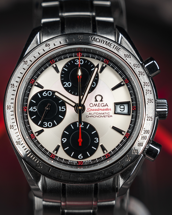 No Reserve - Omega Speedmaster Date 40MM White Dial Steel Bracelet (3211.31.00)