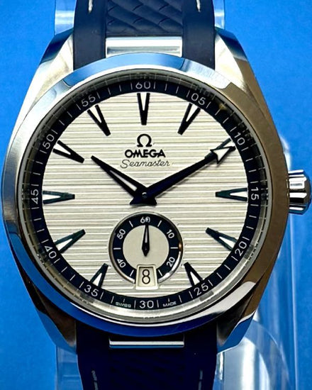 2022 Omega Seamaster Aqua Terra 150M 41MM Silver Dial Rubber Strap (220.10.41.21.02.004)