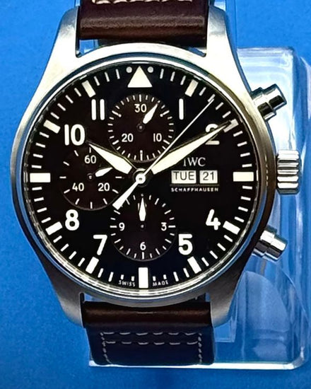 2020 IWC Schaffhausen Pilot "Antoine de Saint-Exupéry" 43MM Brown Dial Leather Strap (IW377713)