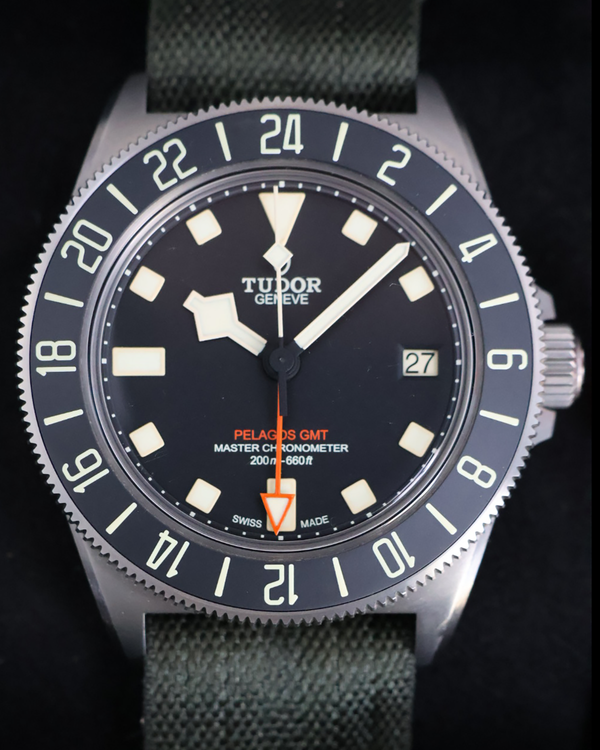 2025 Tudor Pelagos FXD GMT 42MM Black Dial Textile Strap (2542G257NU)