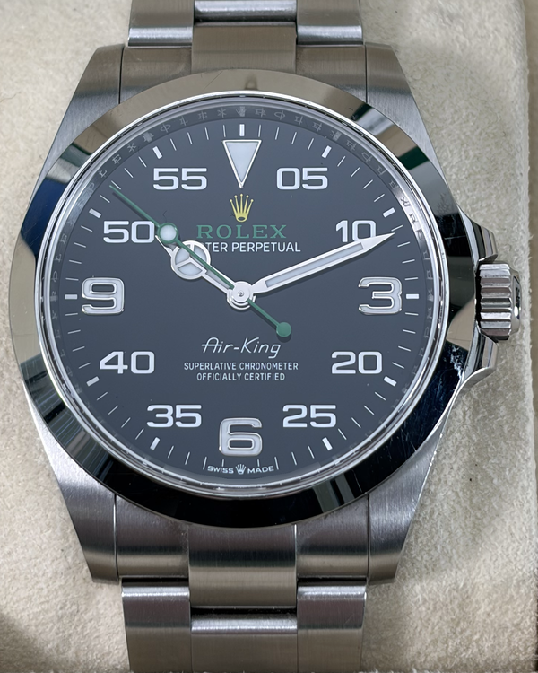2022 Rolex Air-King 40MM Black Dial Oyster Bracelet (126900)