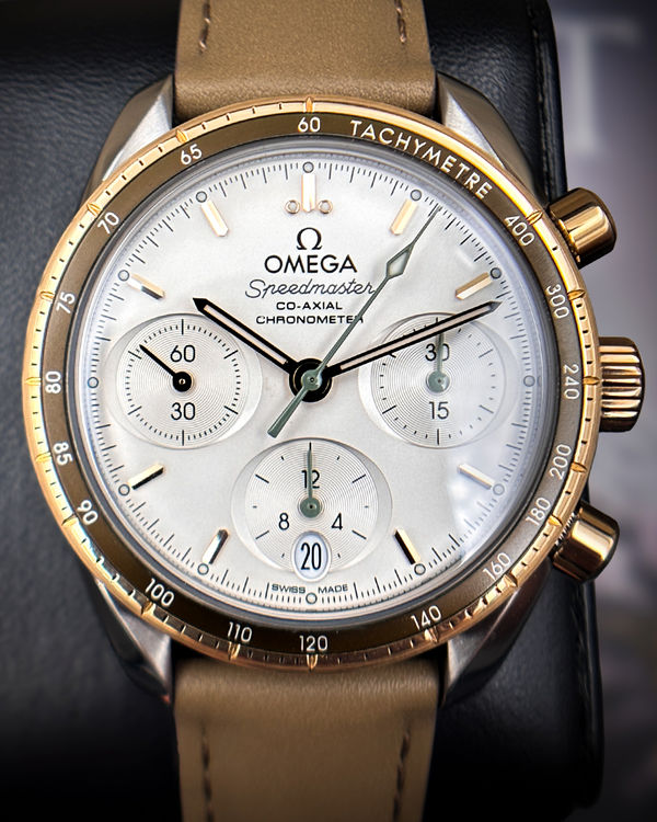 2024 Omega Speedmaster 38MM Silver Dial Leather Strap (324.23.38.50.02.001)