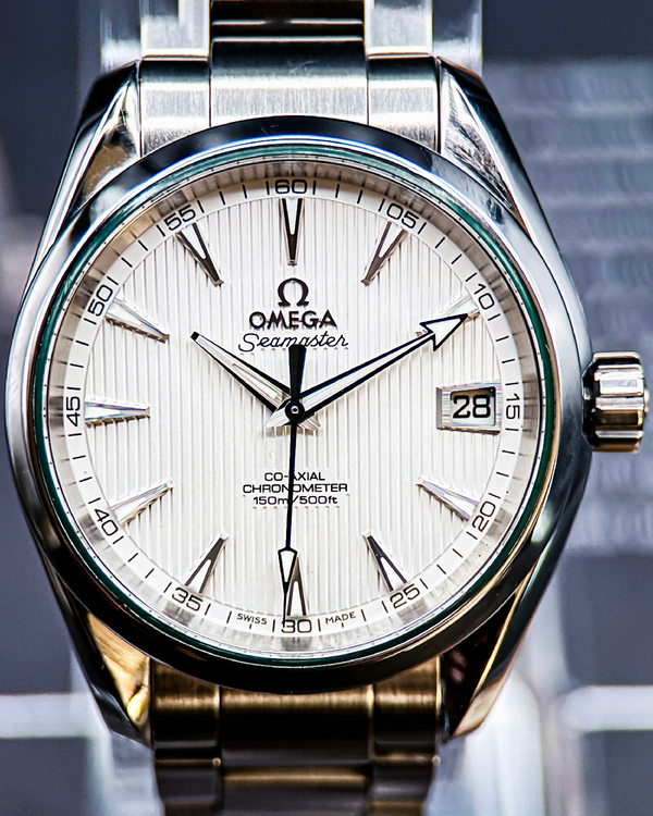 2018 Omega Seamaster Aqua Terra 150M 38.5MM Silver Dial Steel Bracelet (231.10.39.21.02.001)