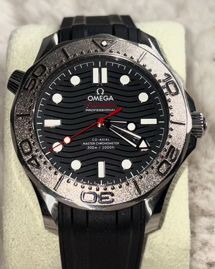 2025 Omega Seamaster Diver 300M "Nekton Edition" 42MM Black Dial Rubber Strap (210.32.42.20.01.002)