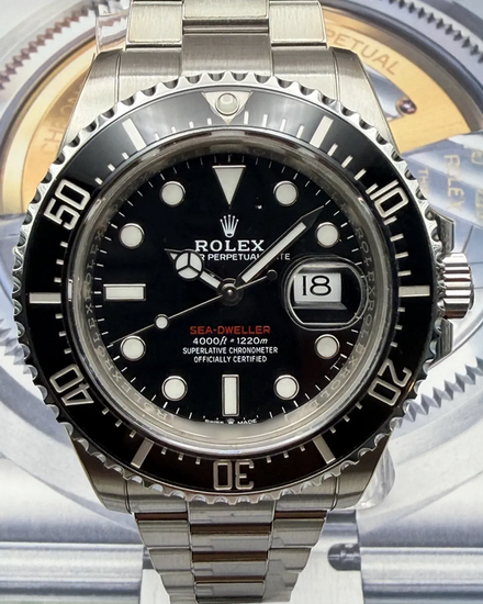 2019 Rolex Sea-Dweller "Red Letters" 43MM Black Dial Oyster Bracelet (126600)