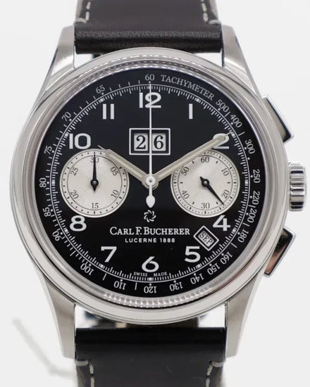 2026 Carl F. Bucherer Manero BiCompax Annual L.E. 41MM Black Dial Leather Strap (00.10803.08.32.01)