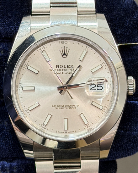 Rolex Datejust 41MM Silver Dial Oyster Bracelet (126300)