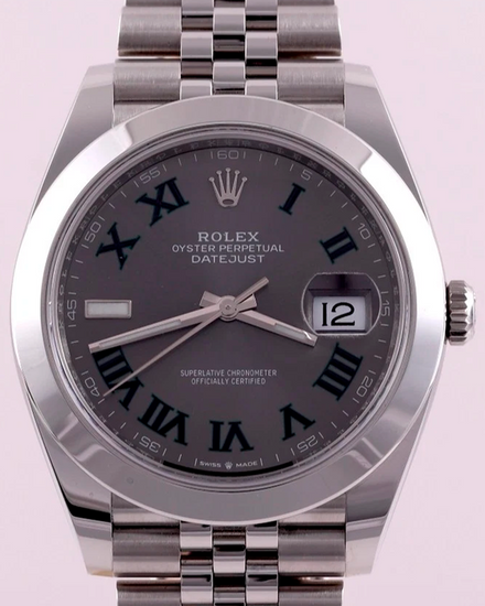 2023 Rolex Datejust "Wimbledon" 41MM Slate Dial Jubilee Bracelet (126300)