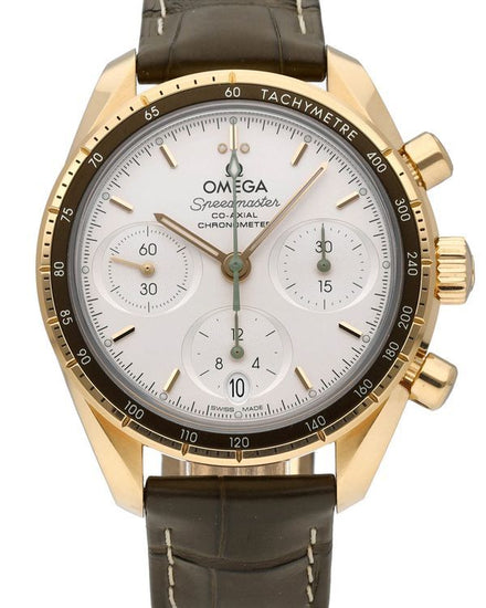 2026 Omega Speedmaster 38MM Silver Dial Leather Strap (324.63.38.50.02.004)
