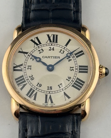 2019 Cartier Ronde de Cartier 29MM Quartz Silver Dial Leather Strap (W6800151)