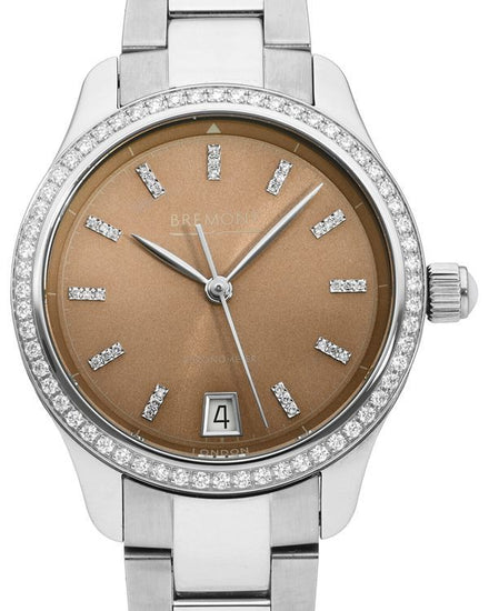 Bremont Lady K - Fawn 34MM Brown Dial Steel Bracelet (LADY-K-FA-SS-B)
