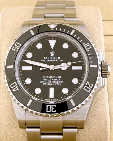 2024 Rolex Submariner No-Date 41MM Black Dial Oyster Bracelet (124060)