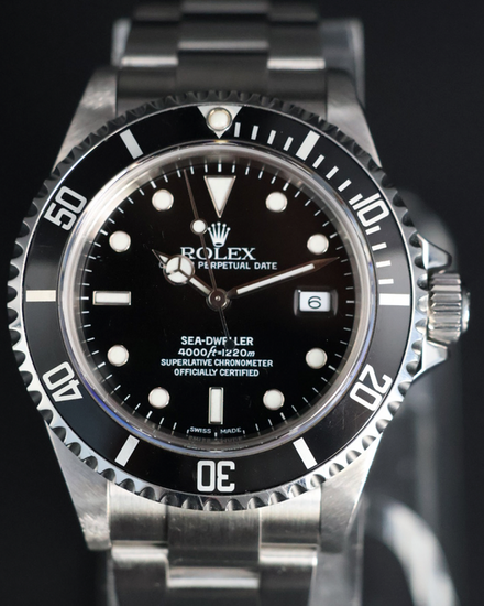 2008 Rolex Sea-Dweller 4000 40MM Black Dial Oyster Bracelet (16600)
