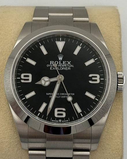 No Reserve - 2025 Rolex Explorer 40MM Black Dial Oyster Bracelet (224270)