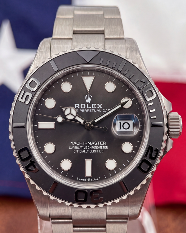 2026 Rolex Yacht-Master 42MM Black Dial Titanium Oyster Bracelet (226627)