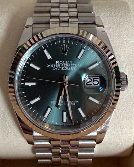 2025 Rolex Datejust 36MM Green Dial Jubilee Bracelet (126234)