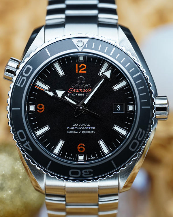 No Reserve - 2014 Omega Seamaster Planet Ocean 600M 45.5MM Black Dial Steel Bracelet (232.30.46.21.01.003)