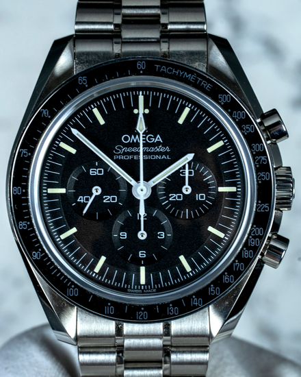 2025 Omega Speedmaster Professional Moonwatch 42MM Black Dial Steel Bracelet (310.30.42.50.01.002)