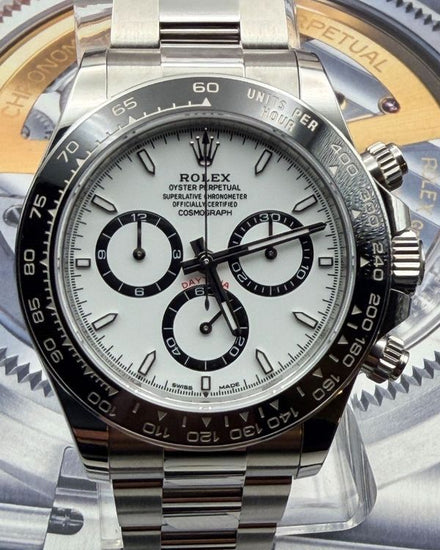 2025 Rolex Cosmograph Daytona "Panda" 40MM White Dial Oyster Bracelet (126500LN)