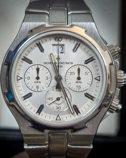 Vacheron Constantin Overseas Chronograph 40MM Silver Dial Steel Bracelet (49140/423A-8790)