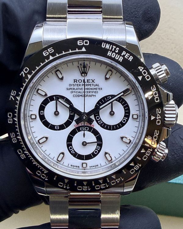2021 Rolex Cosmograph Daytona "Panda" 40MM White Dial Oyster Bracelet (116500LN)