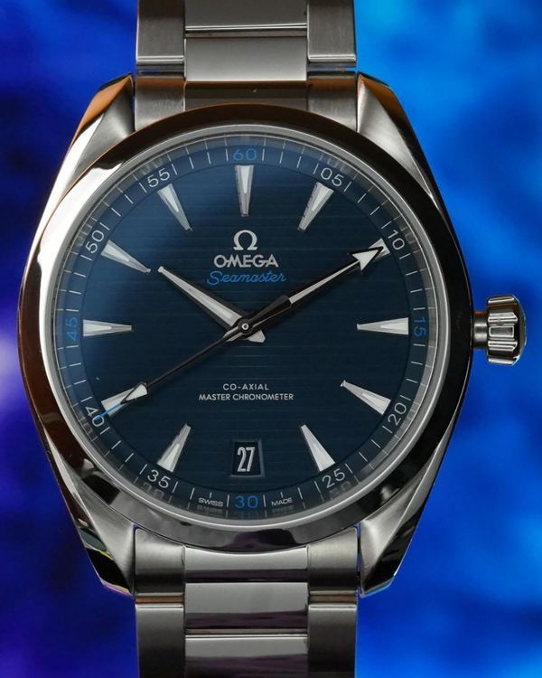 2017 Omega Seamaster Aqua Terra 41MM Blue Dial Steel Bracelet (220.10.41.21.03.001)