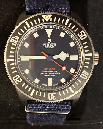 2023 Tudor Pelagos FXD "Alinghi Red Bull Racing" 42MM Blue Dial Textile Strap (25707KN)