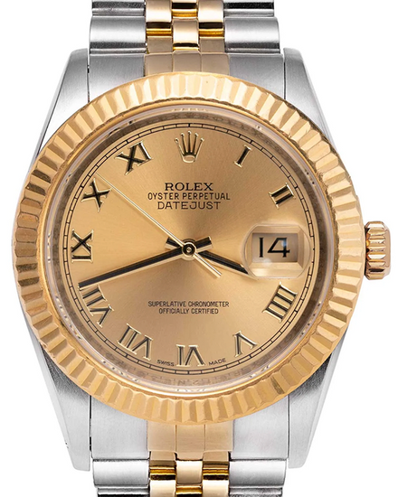 Rolex Datejust 36MM Champagne Dial Two-Tone Jubilee Bracelet (116233)