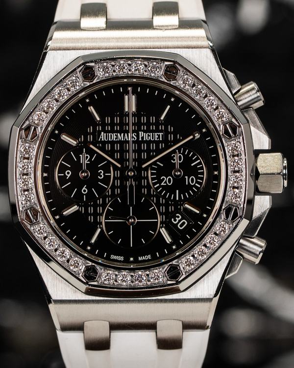 2017 Audemars Piguet Royal Oak Offshore Chronograph 37MM Black Dial Rubber Strap (26231ST.ZZ.D002CA.01)