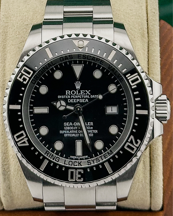No Reserve - 2013 Rolex Sea-Dweller Deepsea 44MM Black Dial Oyster Bracelet (116660)