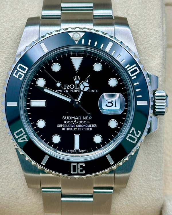 2017 Rolex Submariner Date 40MM Black Dial Oyster Bracelet (116610LN)