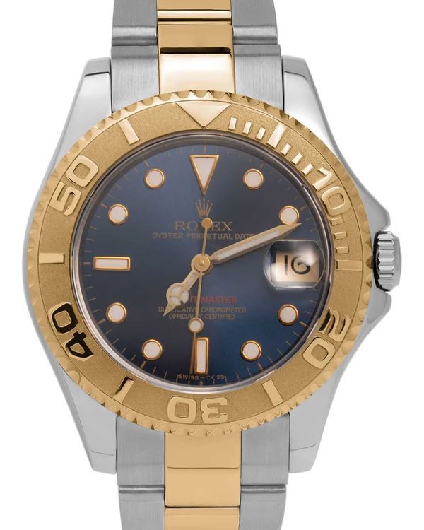 Rolex Yacht-Master 35MM Blue Dial Two-Tone Oyster Bracelet (68623)