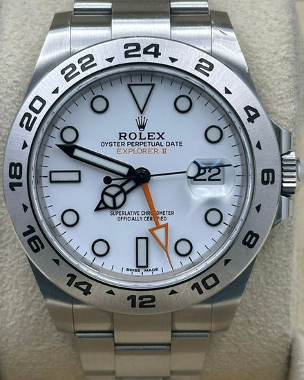 2021 Rolex Explorer II "Polar" 42MM White Dial Oyster Bracelet (216570)