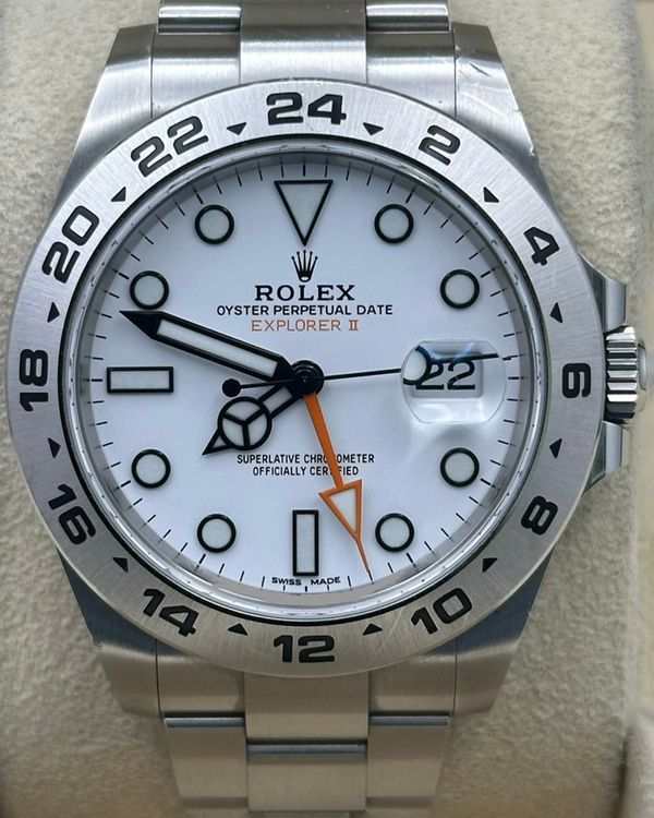 2021 Rolex Explorer II "Polar" 42MM White Dial Oyster Bracelet (216570)