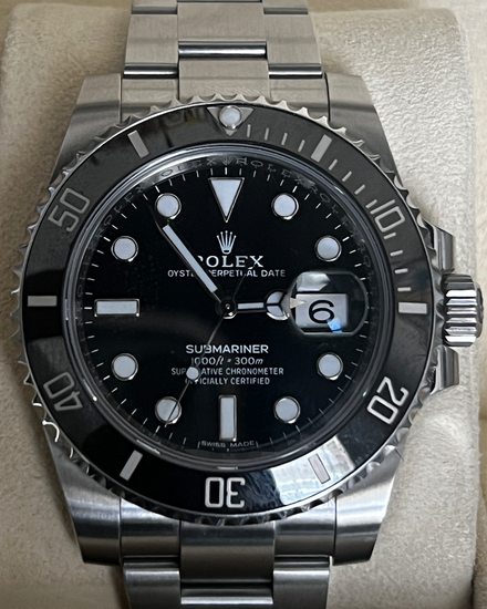 2019 Rolex Submariner Date 40MM Black Dial Oyster Bracelet (116610LN)