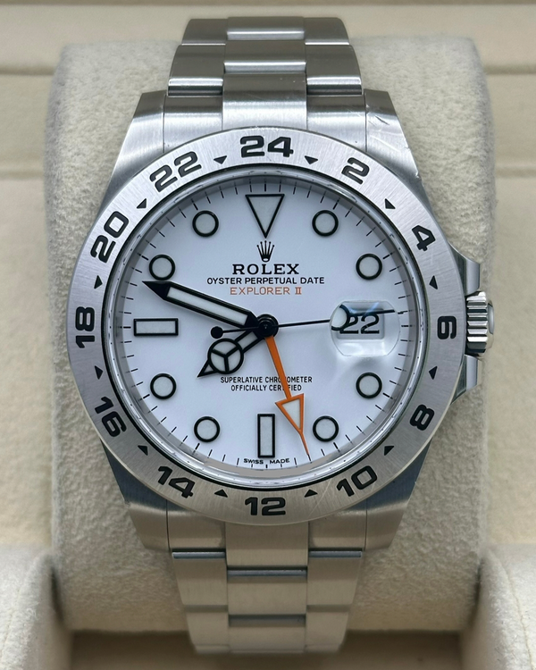 2021 Rolex Explorer II "Polar" 42MM White Dial Oyster Bracelet (216570)