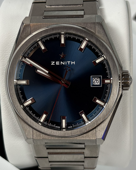 2020 Zenith Defy Classic 41MM Blue Dial Titanium Bracelet (95.9000.670/51.M9000)