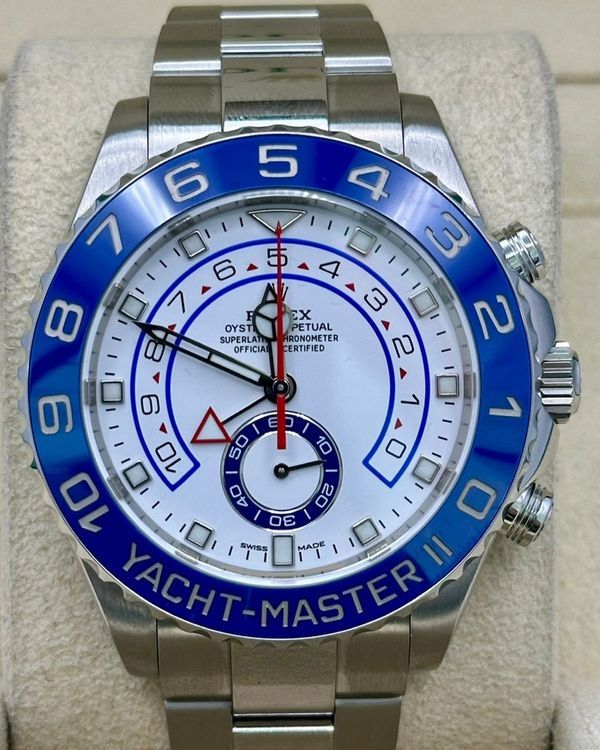 2018 Rolex Yacht-Master II 44MM White Dial Oyster Bracelet (116680)