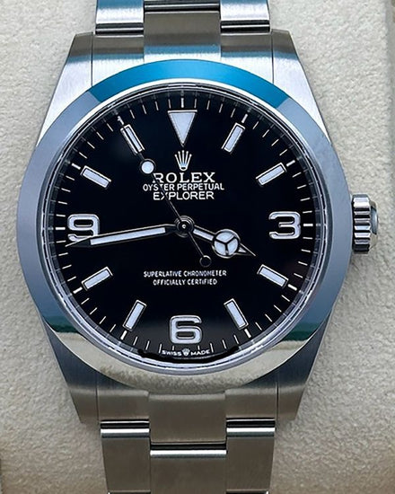 2025 Rolex Explorer 36MM Black Dial Oyster Bracelet (124270)
