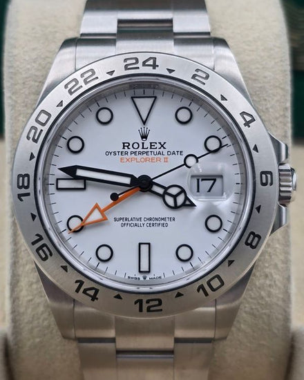 2022 Rolex Explorer II "Polar" 42MM White Dial Oyster Bracelet (226570)