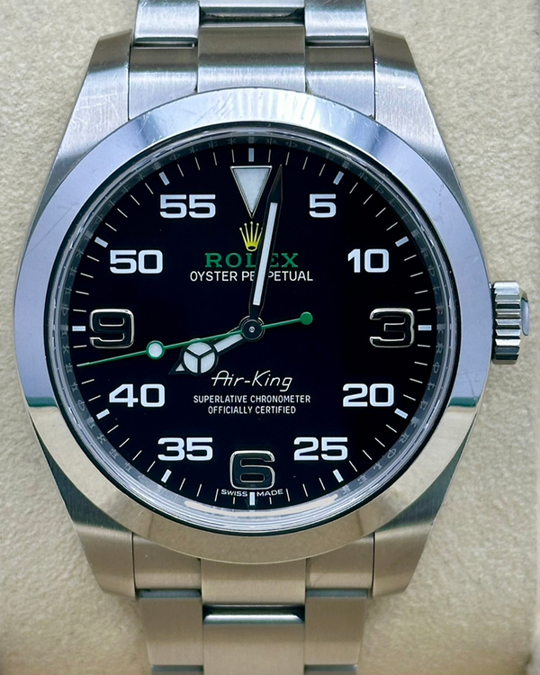 2018 Rolex Air-King 40MM Black Dial Oyster Bracelet (116900)