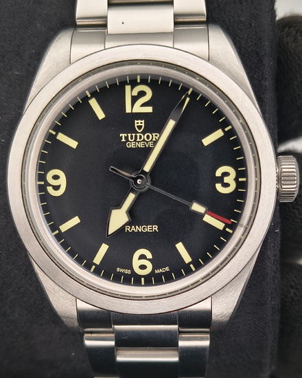 2022 Tudor Ranger 39MM Black Dial Steel Bracelet (79950)