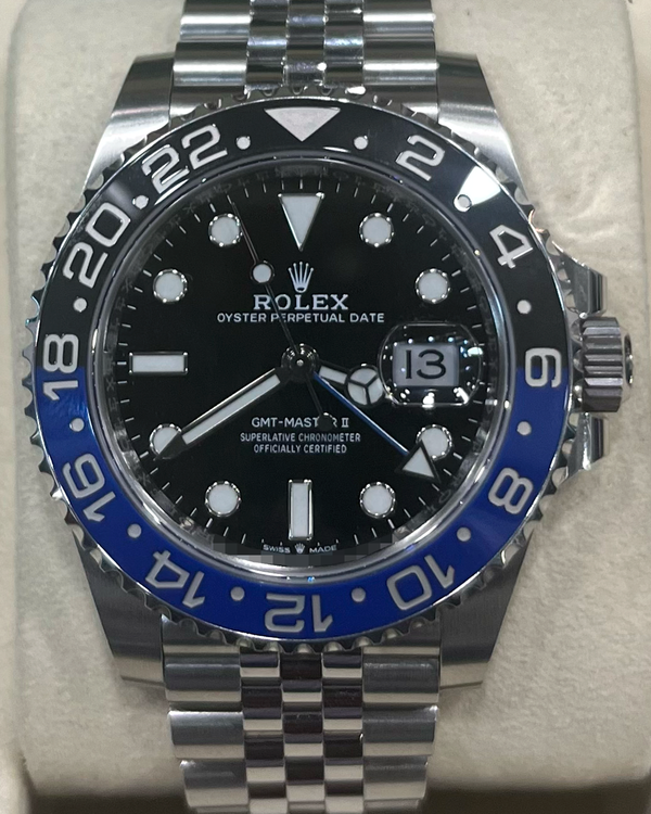 2021 Rolex GMT-Master II "Batgirl" 40MM Black Dial Jubilee Bracelet (126710BLNR)