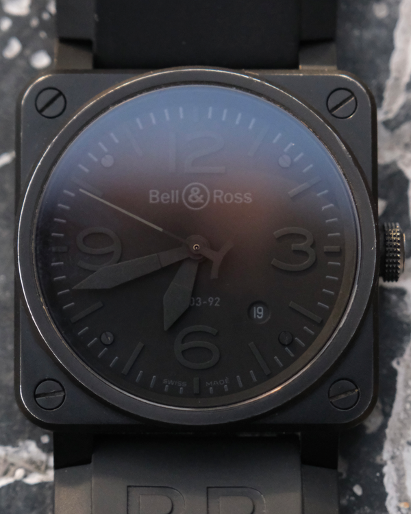 2010 Bell & Ross BR 03-92 Diver Phantom 42MM Black Dial Rubber Strap (BR03-92)