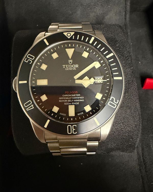 2023 Tudor Pelagos LHD 42MM Black Dial Titanium Bracelet (25610TNL)