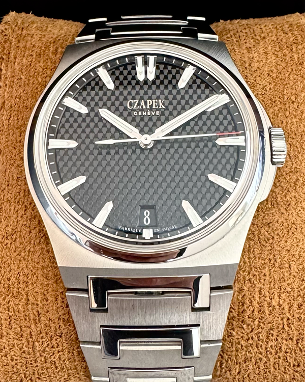 2024 Czapek & Cie Antarctique Passage De Drake 40.5MM Black Dial Steel Bracelet (Cal. SXH5)