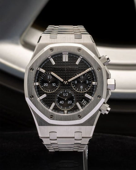 2022 Audemars Piguet Royal Oak Chronograph 50th Anniversary 41MM Black Dial Steel Bracelet (26240ST)